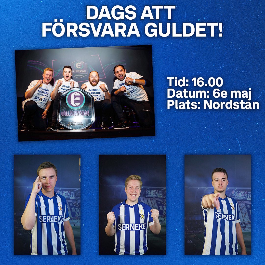 Det är dags! 🏆💙🤍

#ifkgbg