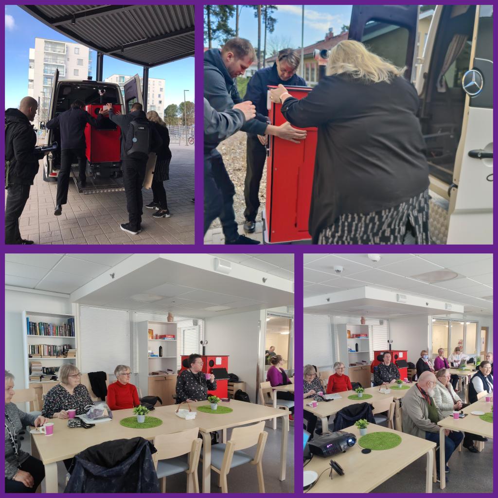 "Mirkku" mobiilirobotti pääsi tänään esittäytymään Diakonin digi-ikikerholaisille ja Diahavun asukkaille. Parin viikon päästä testataan Mirkun uusia taitoja osana <a href="/SuomenAkatemia/">Suomen Akatemia | Research Council of Finland</a> tukemaa hanketta 🤩
@SatakunnanAMK @RoboAI2 @TampereUni <a href="/MirkaLeino/">Mirka Leino</a> <a href="/krista_toivonen/">KristaT</a>