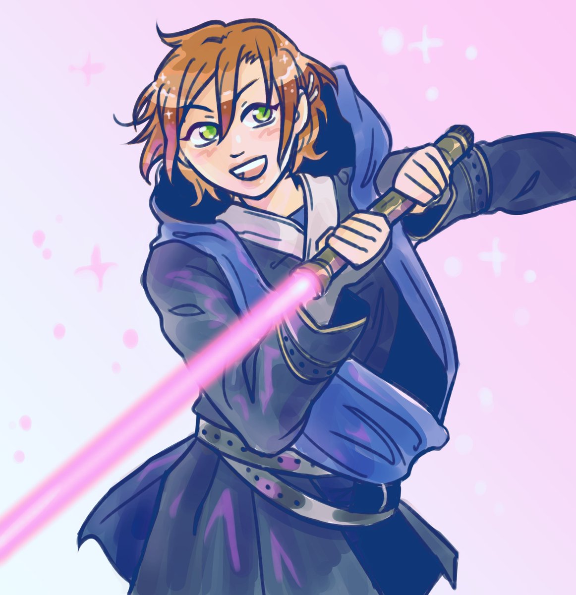 mika_enstars's tweet photo. GENUINELY SUCH A FUN REQUEST... jedi hinata!! enstar wars real @RiisaRiiver thank you!! https://t.co/kakm5LPkUh
