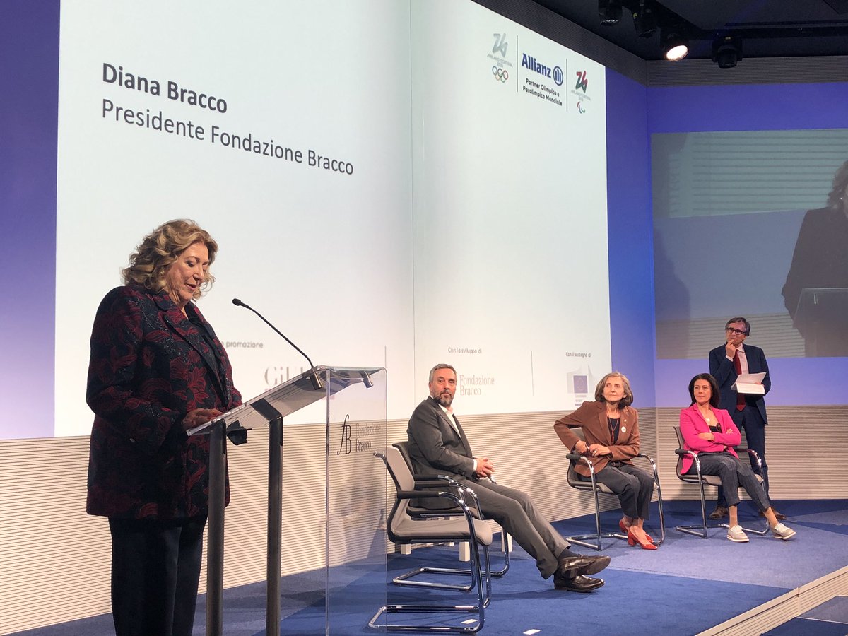 100esperte's tweet photo. Come Gruppo Bracco consideriamo lo sport fondamentale per lo sviluppo del Paese e delle giovani generazioni  #DianaBracco @FondBracco #100esperte #sport #milanocortina2026 https://t.co/3c8DGM3oQx