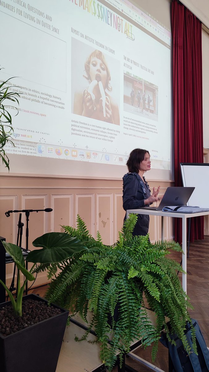 privacytopia's tweet photo. Régine Debatty @wmmna presenting https://t.co/hX3Y73sgBu at the #Privacytopia Workshop in Ghent last Thursday. https://t.co/TOl5EGqAN1