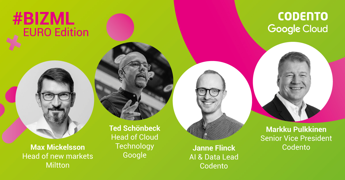 codento's tweet photo. 📣 Are you ready for the much-awaited #BIZML Euro Edition? 🔥 We are thrilled to announce our expert panelists who will share their insights on developments of #GenerativeAI and how #GoogleCloud is revolutionizing the game. 🌐

Join us! https://t.co/fJsuyNq3ih

 #ChatGPT #LLMs https://t.co/Hlcbqko6Nz