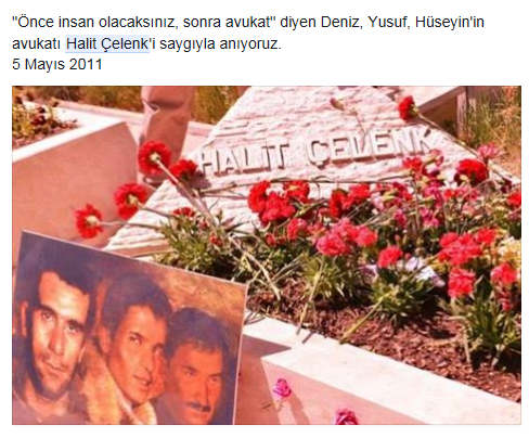 bizbesiktask's tweet photo. “ Önce İnsan sonra hukukçu olacaksınız ”
#HalitCelenk
'' Herkes korkarken, o aslan gibi çıkıp savundu üç fidanı.
üç fidanın idam sürecini; büyük bir nezaket, saygı ve dürüstlükle aktardı sonraki nesillere....
ve kara 5 mayıs gününde bıraktı yaşamayı...''
Saygıyla anıyoruz... https://t.co/uZue1avP70