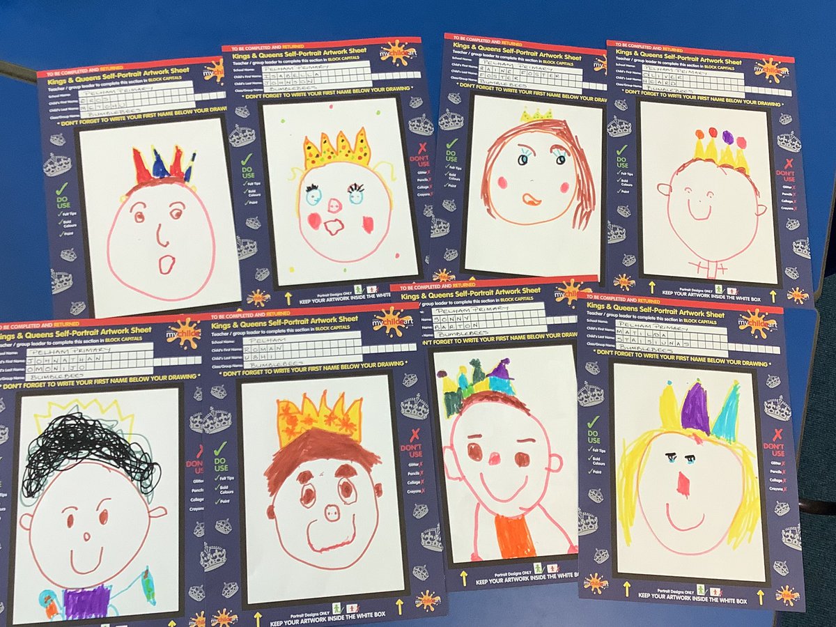 receptionatPP's tweet photo. Reception are having fantastic fun with our Coronation Celebrations. We’ve dressed up in Union Jack colours, been creating our own commemorative Hearts and Crown Designs. https://t.co/3IqfYqwjCg