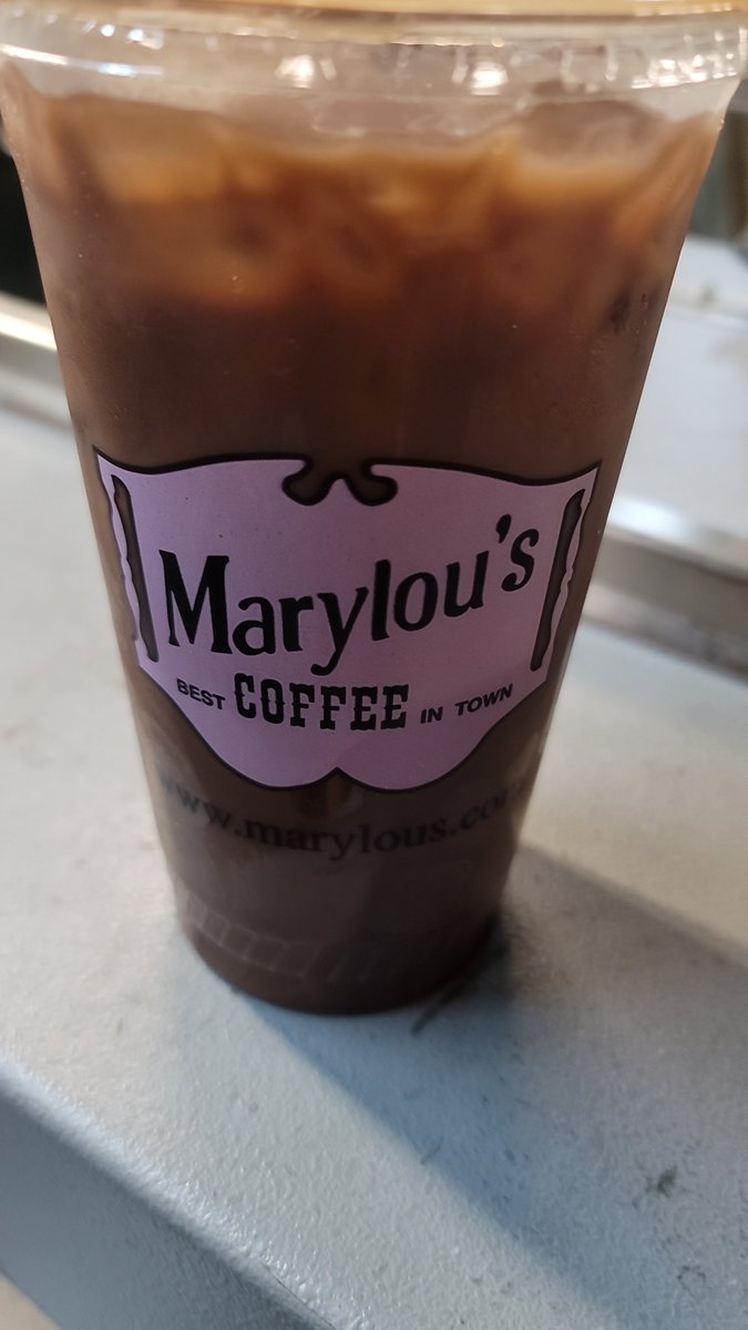 Iced peanut butter coffee <a href="/MarylousCoffee/">Marylou's Coffee</a> allow tipping on debit cards.  Quincy Marylous is amazing give those ladies some more $$$$