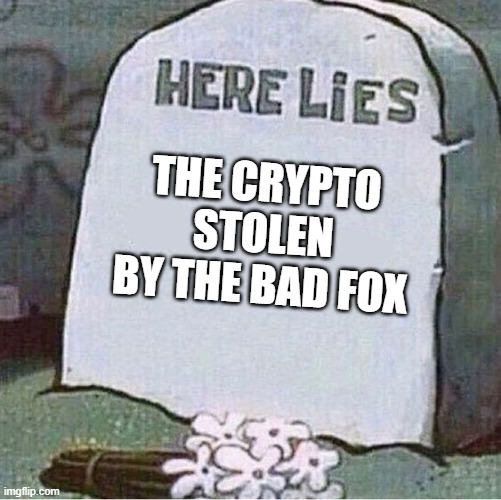 foxeghost's tweet photo. The ghost of foxes noticed, thousands of people swap and lost their crypto in MetaMask swap... R.I.P. #Metamask #BadFox https://t.co/0KoiKauxzH