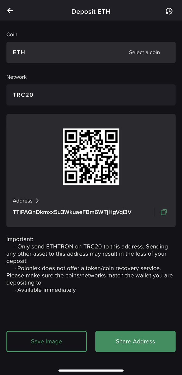 isaackieter's tweet photo. @Crypto_prof37 ETH TRC20 ADDRESS:

TTiPAQnDkmxx5u3WkuaeFBm6WTjHgVqi3V https://t.co/wMCSRFElg0