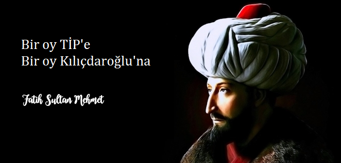samibeyoglu's tweet photo. @politicturk Fatih Sultan Mehmet'in cok sevdigim bir sozu var. https://t.co/lmgKactlRr