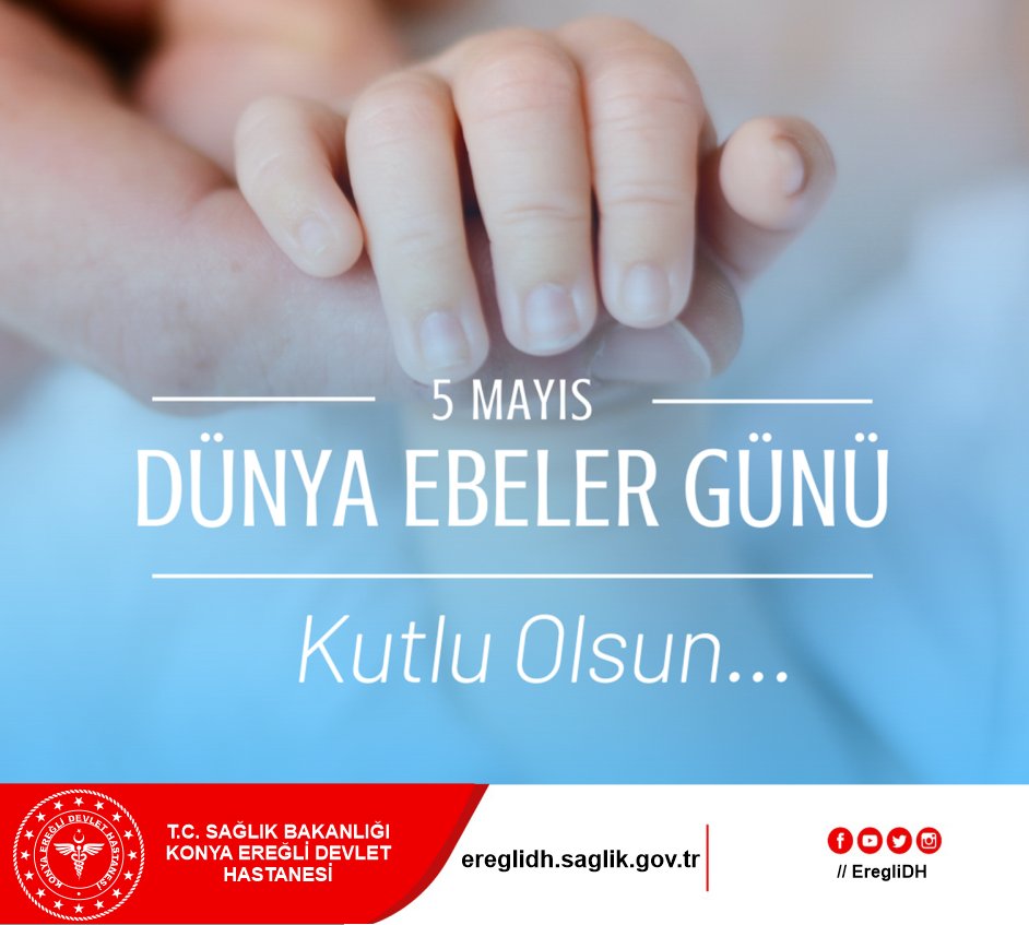 EregliDH's tweet photo. Gebelik, doğum, doğum sonrası dönemde anne-bebek sağlığını korumak ve geliştirmek için özveriyle çalışan tüm ebelerimizin 5 Mayıs Dünya Ebeler Günü kutlu olsun. #DünyaEbelerGünü https://t.co/wsRKcY6ZGD