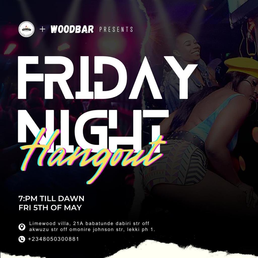 LimewoodVilla's tweet photo. It's time to kick off the weekend in style! Get ready to party hard, eat delicious food, sip on refreshing drinks, and chill out with your squad. 

Join us for an epic Friday bash at @woodbarbylimewood - the ultimate party destination in town! 

OPay || Asake || Sabinus https://t.co/E6V3eL1oVX