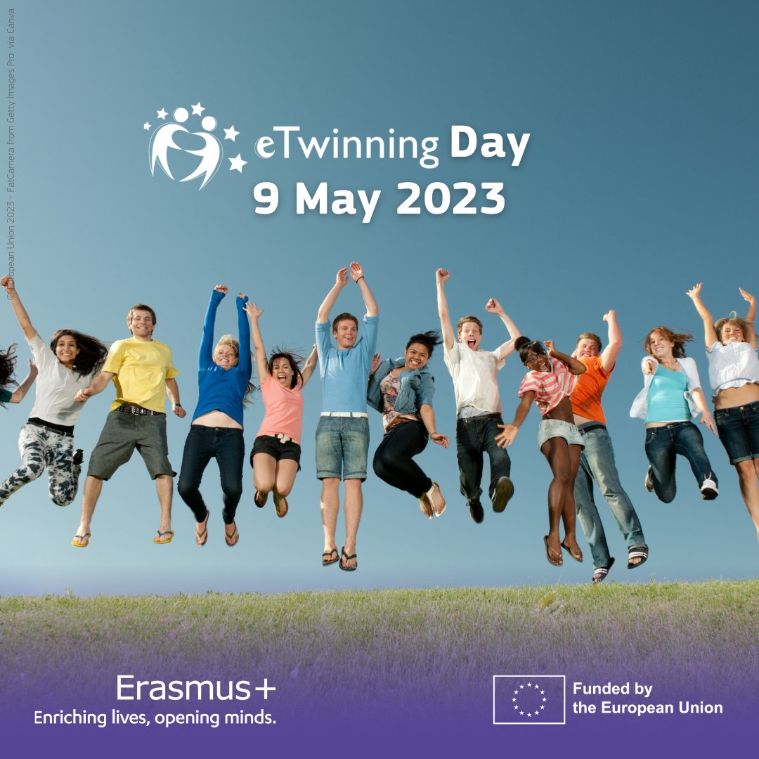 🥳 Let’s countdown to eTwinning Day!

While we wait for the big celebration on 9 May, we are running a special countdown with creative and fun activities focused on Innovation and Education!

Register for the webinar using the link below👇

bit.ly/441r5bo