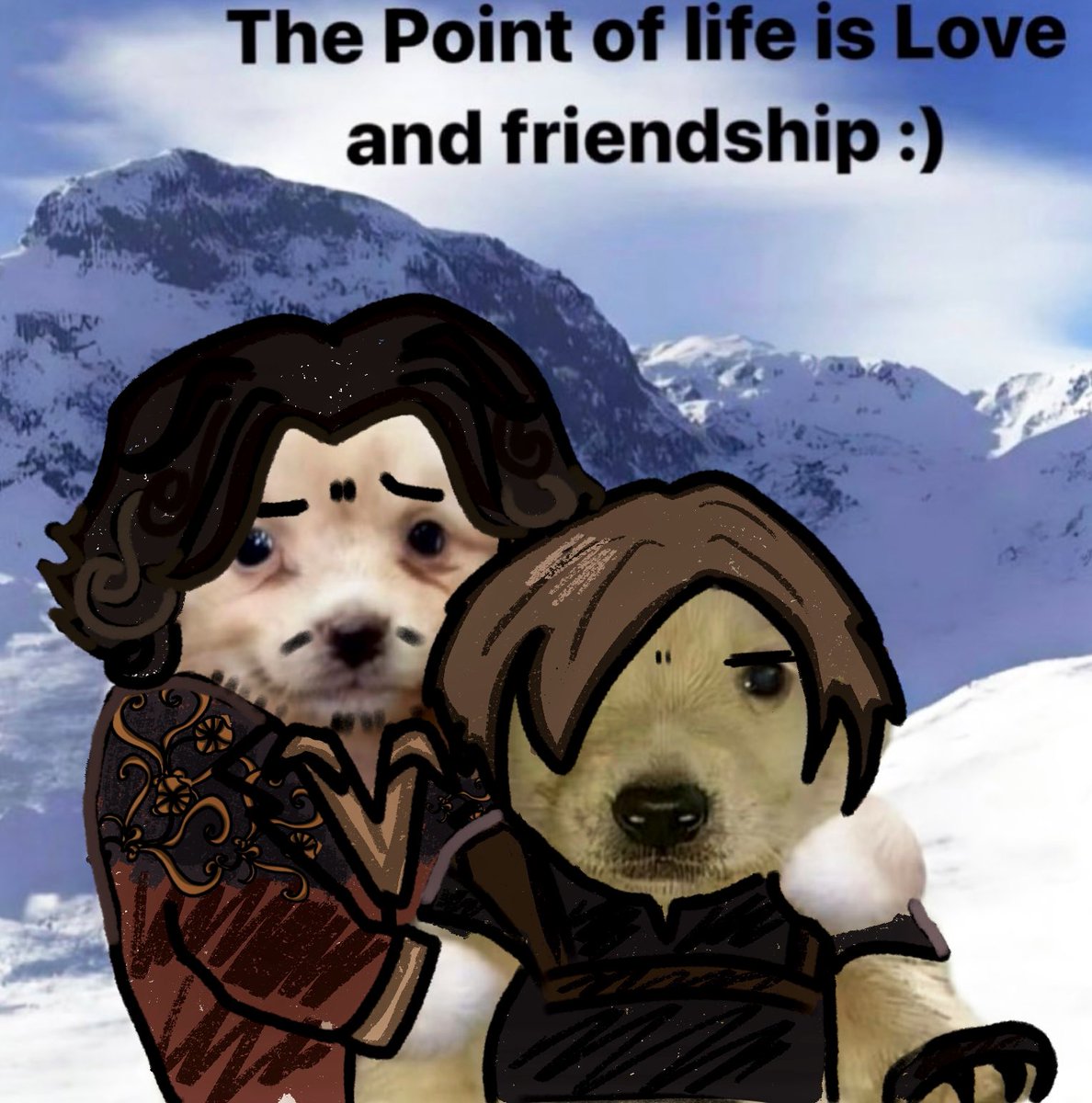 sapphicluis's tweet image. The point of life is love and friendship :) #RE4 #serennedy #LuisSerra #LeonKennedy