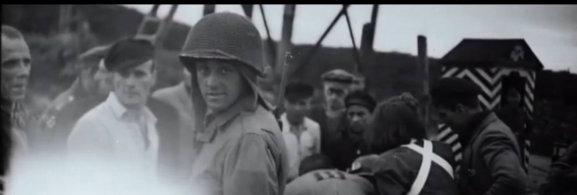 OTD in 1945, the U.S. Army liberated #Mauthausen. Among the liberated was my great-uncle, Carlos Cabeza prisoner 3178 (in white shirt, after liberation), imprisoned along thousands of other Spanish republicans. Many died to defend democracy. #neverforget