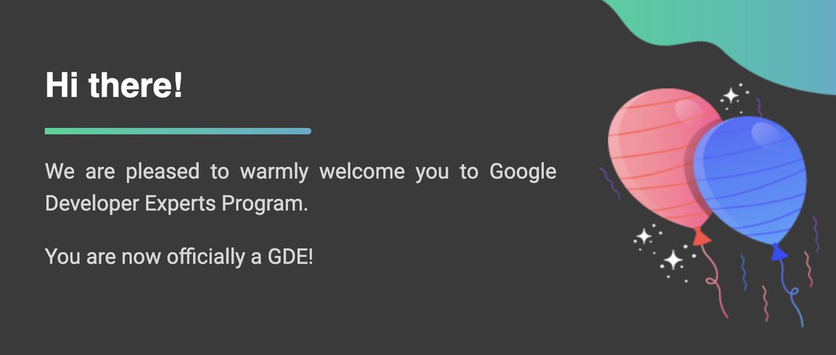 I’m super happy and excited to announce that I'm a Google Developer Expert in Angular 🎉

Huge thanks to @pkozlowski_os  @twerske  @ankitsharma_007 , and also all of you that support me 🙌!

#angular #gde