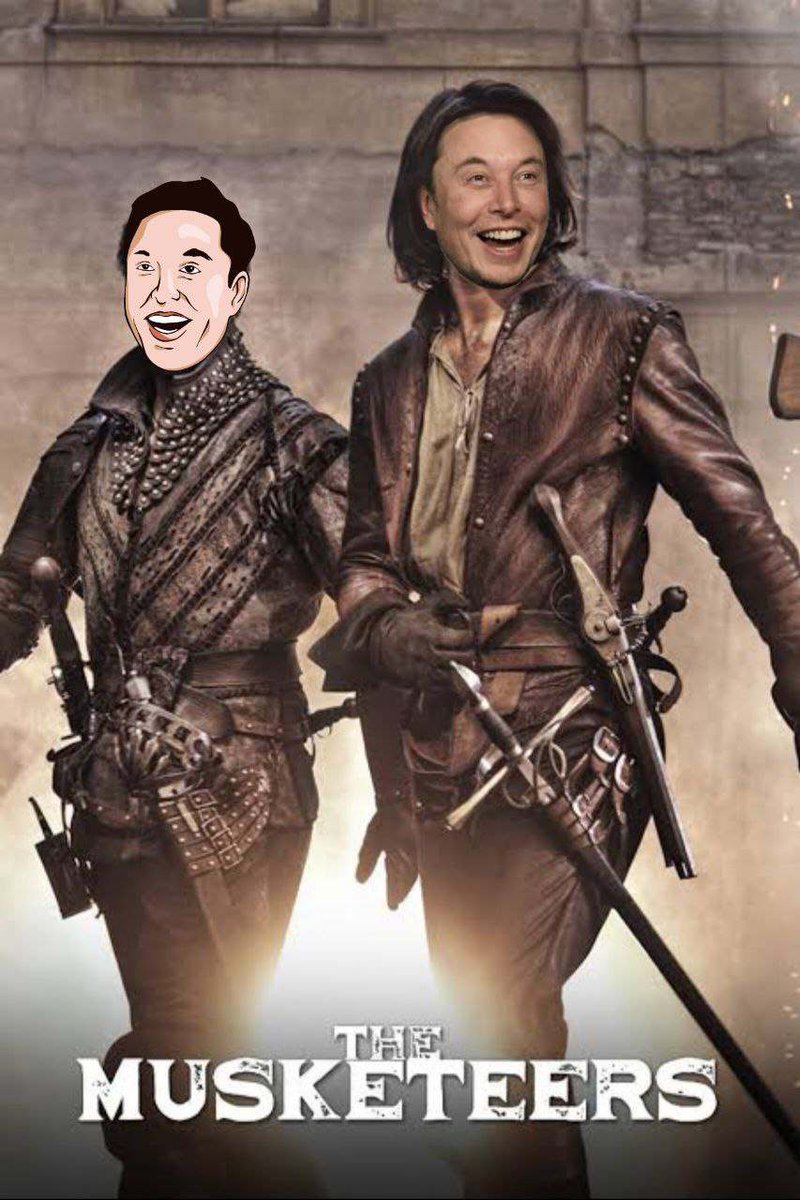 Good morning, Musketeers!🌞

Remember, just like our Meme King, <a href="/elonmusk/">Elon Musk</a>, we'll conquer tribulations. With twists &amp; turns on our journey, $MUSK shall prevail!

#ElonMusk #MuskCoin #Musketeers