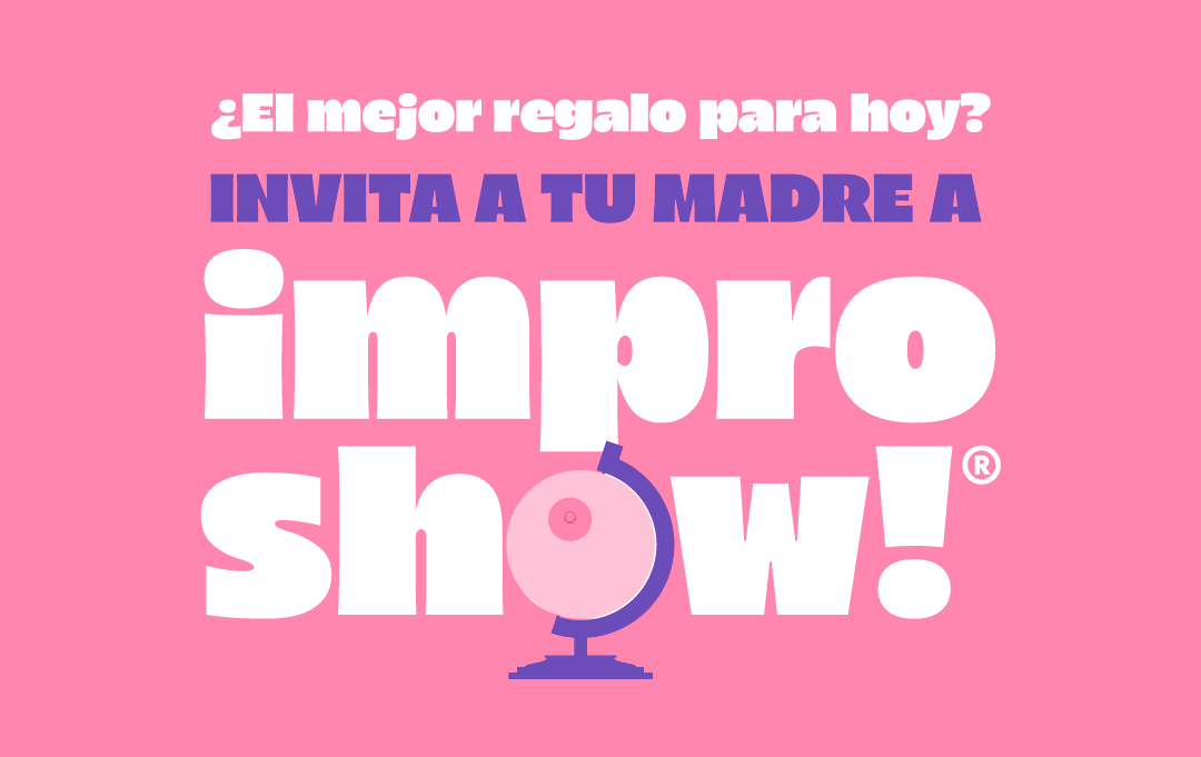 Feliz Día de "Como vaya yo y lo encuentre" y "Porque lo digo yo, y punto" 😏

Esta tarde llenamos el teatro de Impromamis, ¿te vas a traer a la tuya? 👩🎹

🎁 bit.ly/improshowbcn

#DíaDeLaMadre #improshow #Barcelona #impro #humor #comedia #teatro