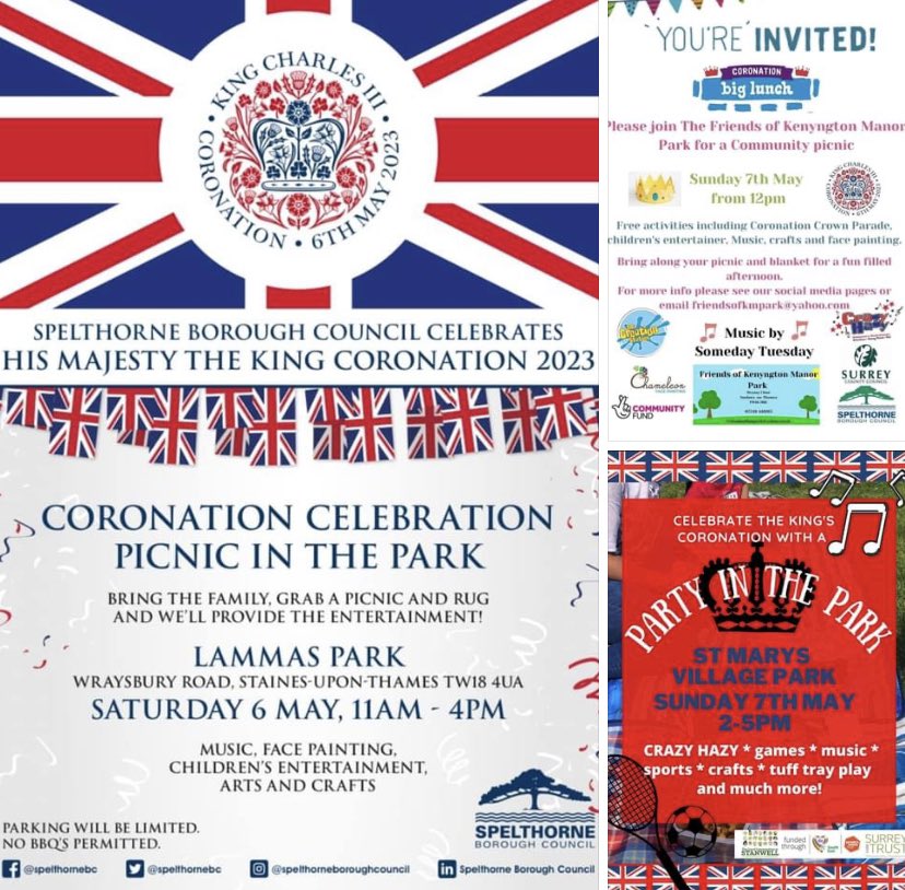 If you have children come and find me at these three events. 
Staines - 11.30am to 1.30pm 
Sunbury - 12.30am to 1.30pm 
Stanwell - 3pm to 4pm 
#entertainment