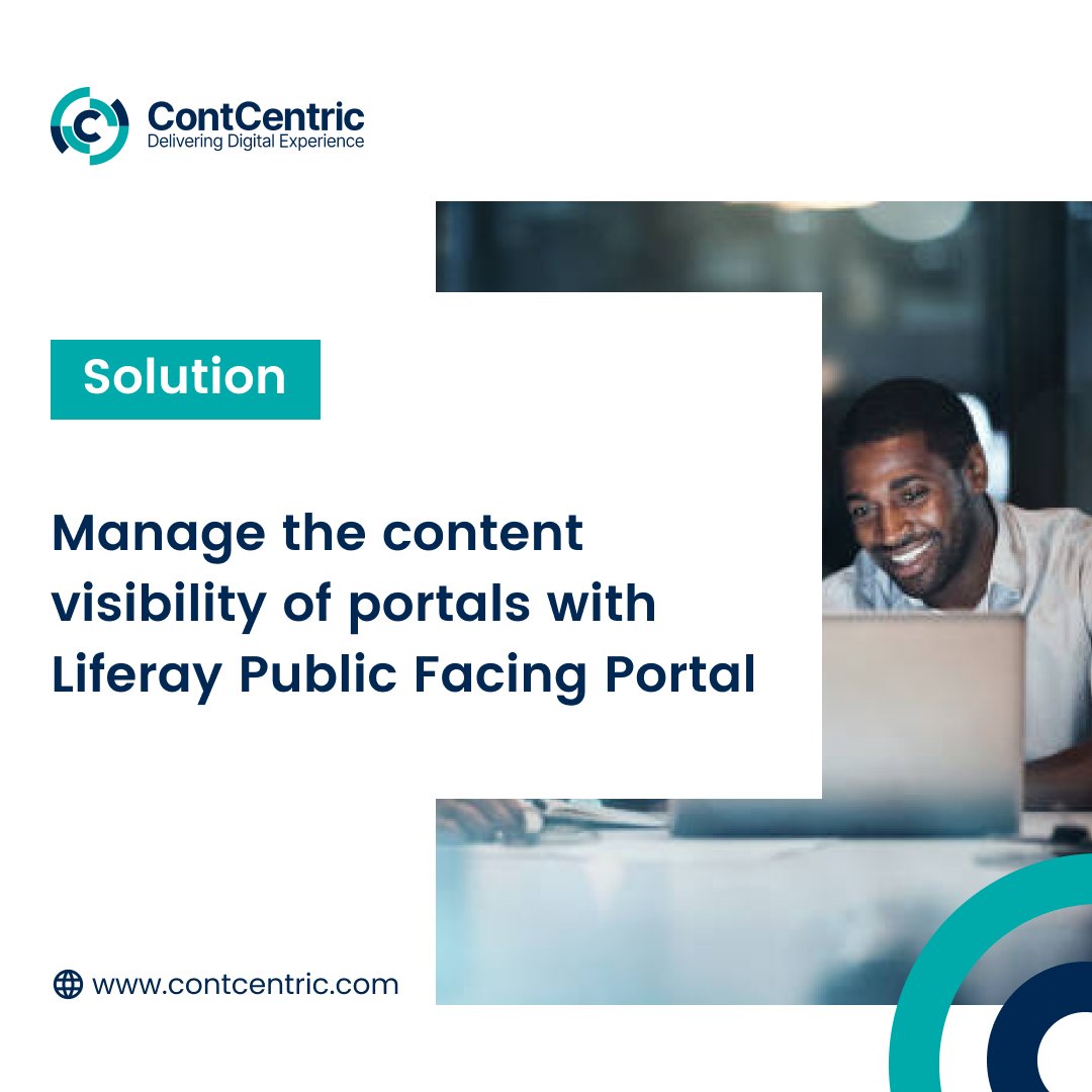 ContCentric's tweet photo. Public-facing portals aim to attract potential customers, partners, and stakeholders, and serve as a prospect funnel for businesses.  Read more: 👉 https://t.co/FjY0BqkKtC

#ContCentric #liferaydxp #DigitalTransformation https://t.co/MeueMV9bfd