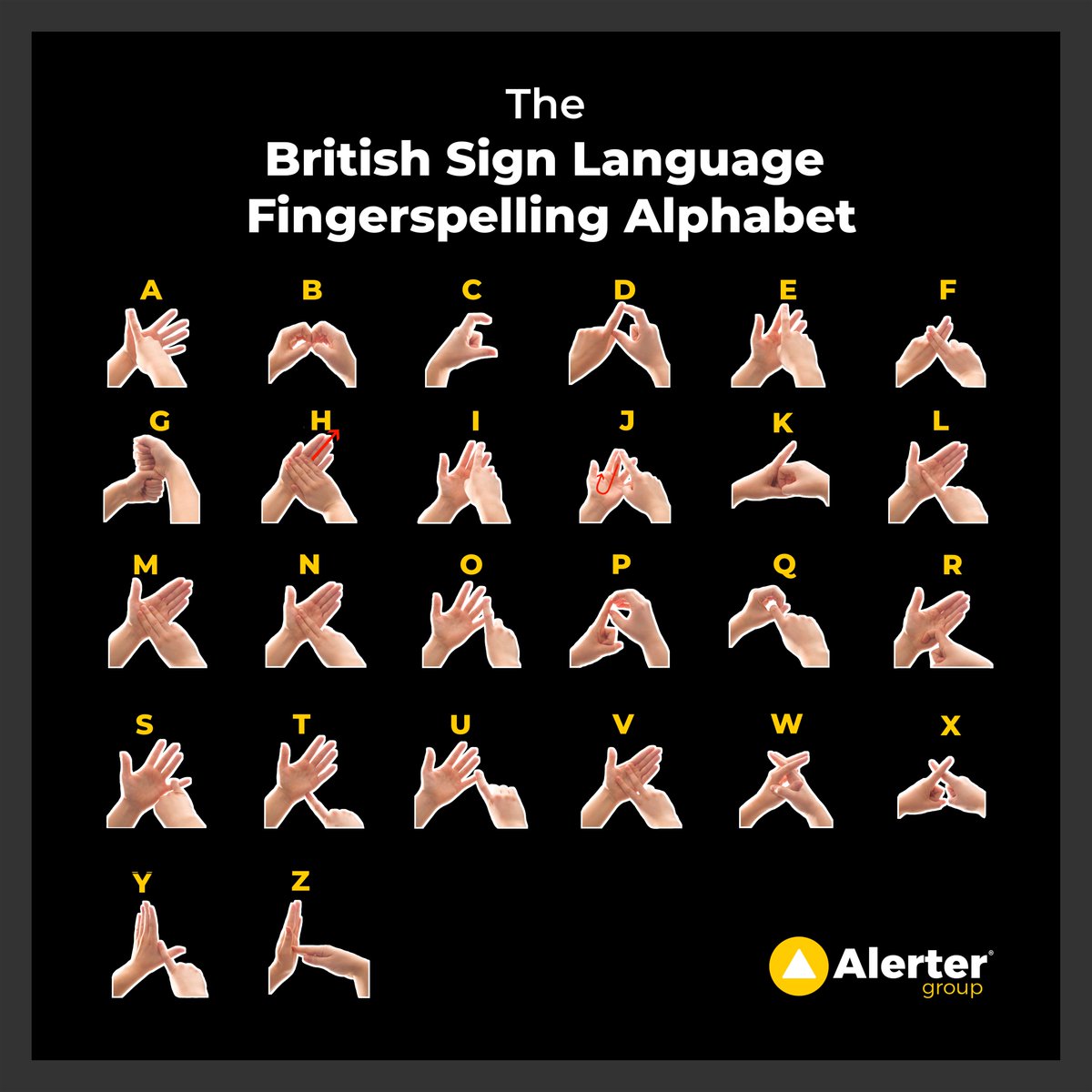 Want to try something new this weekend?

Why not start your British Sign Language (BSL) learning journey?

Here’s the #BSL fingerspelling alphabet to begin…

#DeafAwarenessWeek #AccessToCommunication #Deaf #Hardofhearing #Accessibility