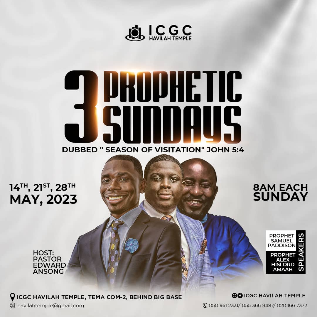ICGCHAVILAHTEM1's tweet photo. It will be 3 unforgettable Sundays for you. Plan a date with us for the 14th, 21st, and 28th of May. 

Our anointed men of God will share the mind of God concerning your life. You will be uplifted, encouraged and transformed. 
You don't want to miss any of these days. https://t.co/e8XtVMVCMN