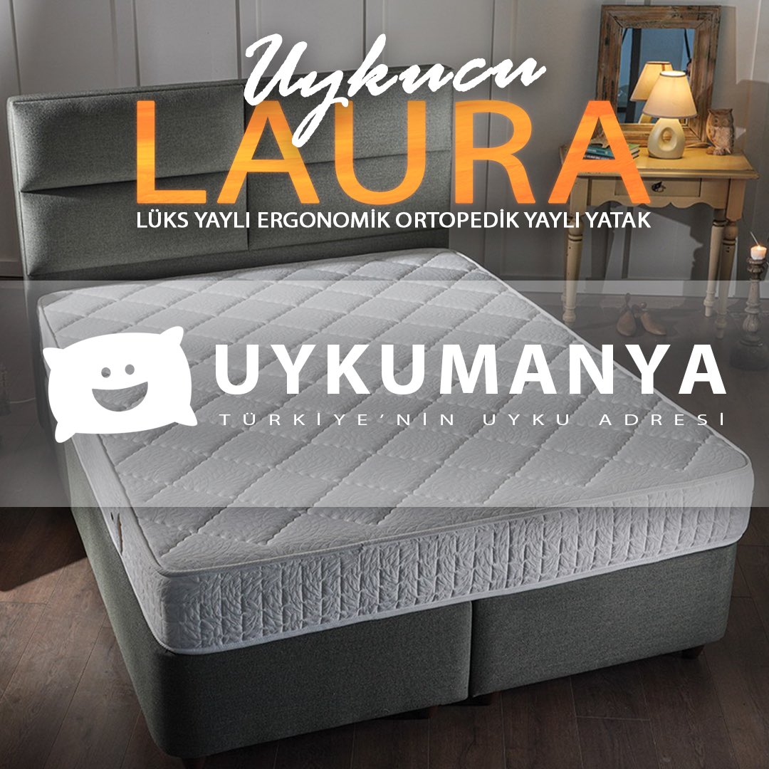 Yatağından çok şey bekleyenler için tasarlandı! Uykumanya Uykucu Laura Lüks Ergonomik Ortopedik Yaylı Yatak! Denemelisin! 🥱🛌 #Uykumanya #Uykumanyacom #Uykucu #Yatak #Baza #Başlık #Yastık #Yorgan #Battaniye #Nevresim #UykuPedi #ÇocukYatağı #TürkyeninUykuAdresi #düğün #çeyiz