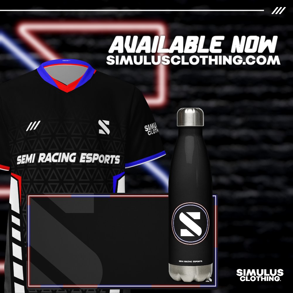 Czech outfit <a href="/semiracingcz/">Semi Racing</a> are the newest Simulus Clothing partners!

The ACC and F1 team continue to make waves across the sim racing scene and on track, with the Carbonia Cup next week!

⬇️⬇️ LINKS BELOW ⬇️⬇️