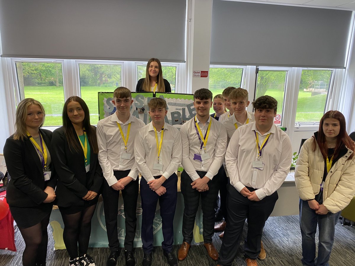Our <a href="/TKASA6th/">TKASA Sixth Form Centre</a> <a href="/youngenterprise/">Young Enterprise</a> company <a href="/SEAstainable_/">SEAstainable</a> are setting up <a href="/YeovilCollege/">Yeovil College</a> for today’s area final. Good luck and thanks to @Bakkavor and <a href="/DaveBaumFinance/">David Baum</a> for ongoing support