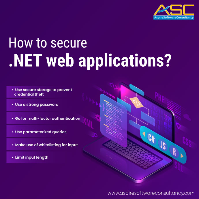 Aspire_ASC's tweet image. Securing .NET Web Applications | dot net development company

#dotnetdevelopment #netwebapplications
#dotnetdevelopmentcompany #webapplications