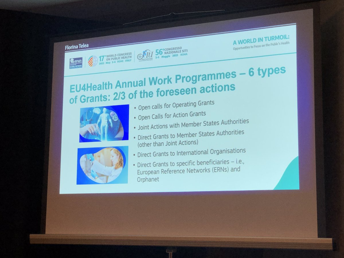 A fascinating workshop on all available funding instruments #EU4Health @SKyriakidesEU+the work and mechanisms from @EU_HaDEA to implement policies and support collaboration across Member-States! With thanks 2 @goeg_at 4 organising this! #WCPH2023 @EC_HERA #publichealth @EUPHActs