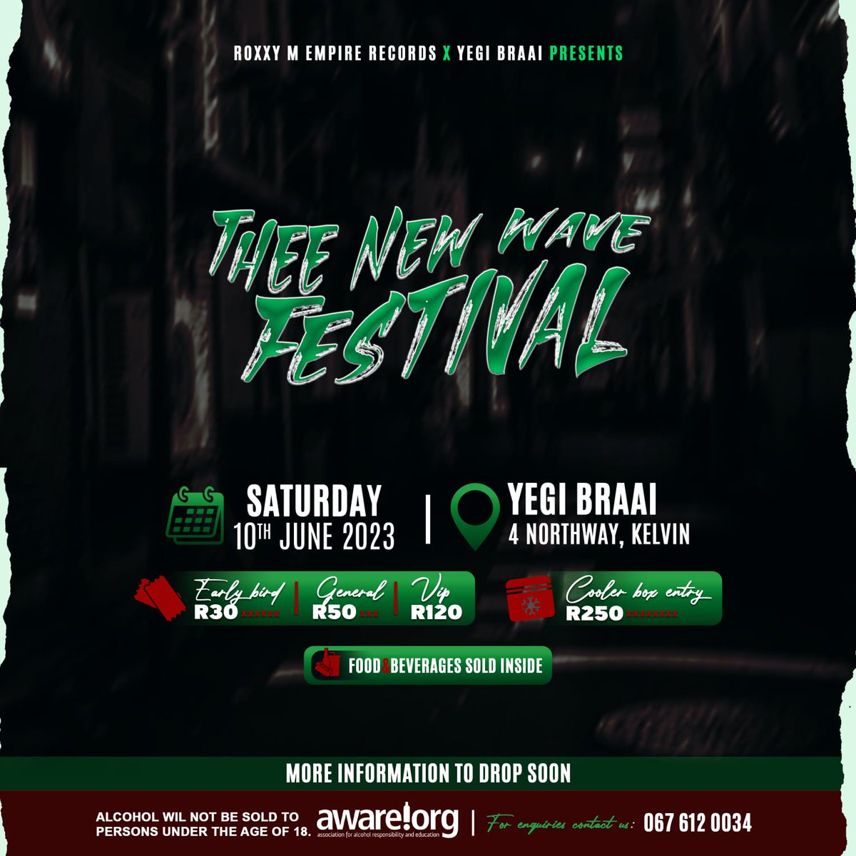 RoxxyMEmpireRe1's tweet photo. 10th june we present to you #thenewwavefestival at kelvin in sandton pull up in numbers and lets rock https://t.co/aUbN2qokVs