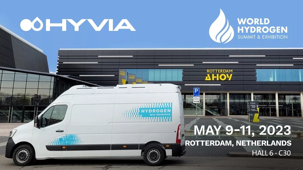 #HYVIA at World #Hydrogen #Summit, Rotterdam: 1st customer test drives of #Renault Master Van H2-TECH in a country committed to #H2mobility #Mobility tinyurl.com/2e5ncxyr