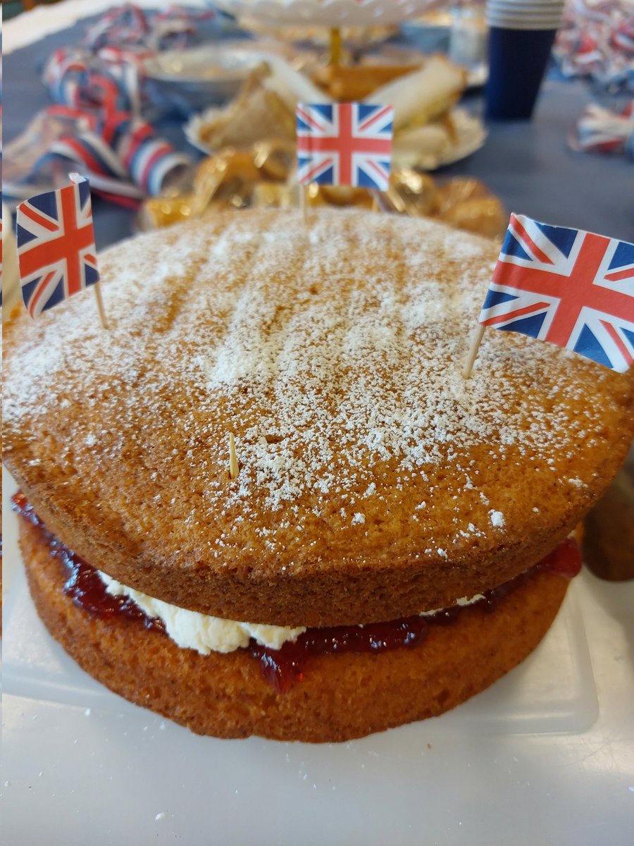 RehabCombined's tweet photo. #AfternoonTea was thoroughly enjoyed by service users and staff at @SummersView as an early #Coronation celebration! #BestOfBritish #PoshNosh #Community #ComingTogether https://t.co/tKucKXJGLU
