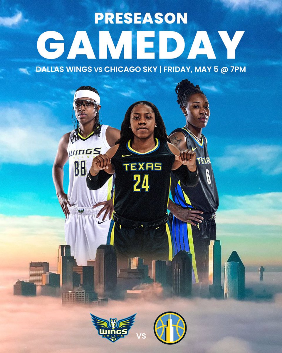 DallasWings's tweet photo. Season ticket members, this ones for YOU! 🏀 

Interested in coming to tonight’s preseason game? Reach out to tickets@dallaswings.com. https://t.co/el40bnIaKr