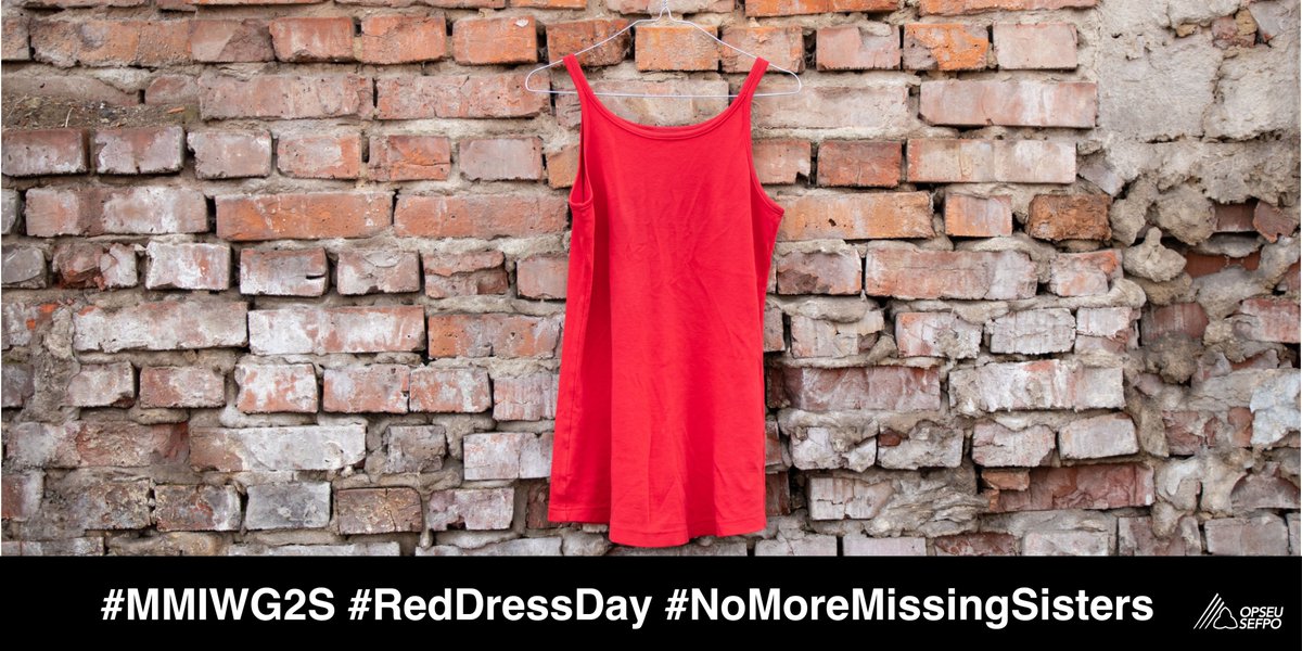 May 5 is the National Day of Awareness for Missing &amp; Murdered Indigenous Women #MMIWG2S, aka #RedDressDay. Today, we honour thousands of lives that have been taken and those sisters never found &amp; we commit to seek justice alongside Indigenous communities. #NoMoreMissingSisters