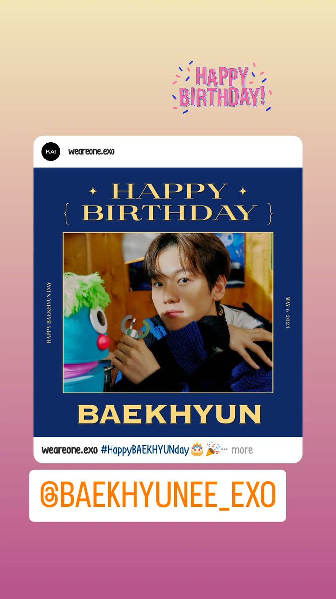 Happy birthday my idol exo baekyuniee <a href="/baekhyun/">Awesome AI Moments</a> 🥰🎉🥳🎂stay healthy long  life we love you ❤️💛💛💛🇵🇭

#BaekhyunDay