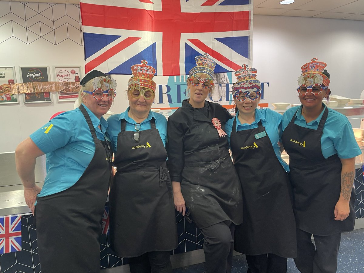 Our CRAZY crescent team getting in the coronation spirit and our Kelly celebrating her birthday today 40th birthday 🤴👑🍰🥳