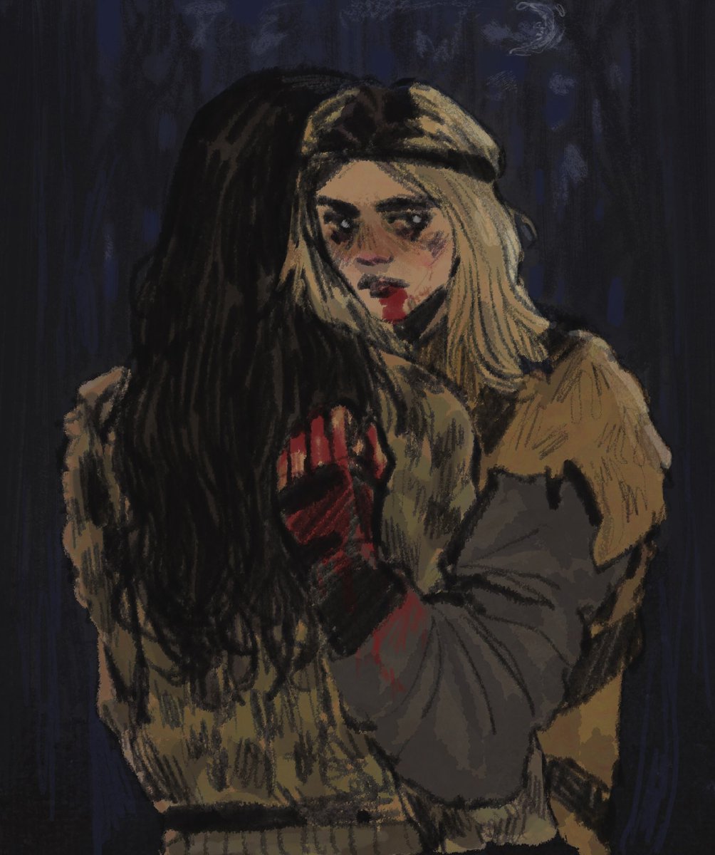 priestjar's tweet photo. no single bite, could satisfy 
#lottienat #Yellowjackets #art https://t.co/TewkhALbSG