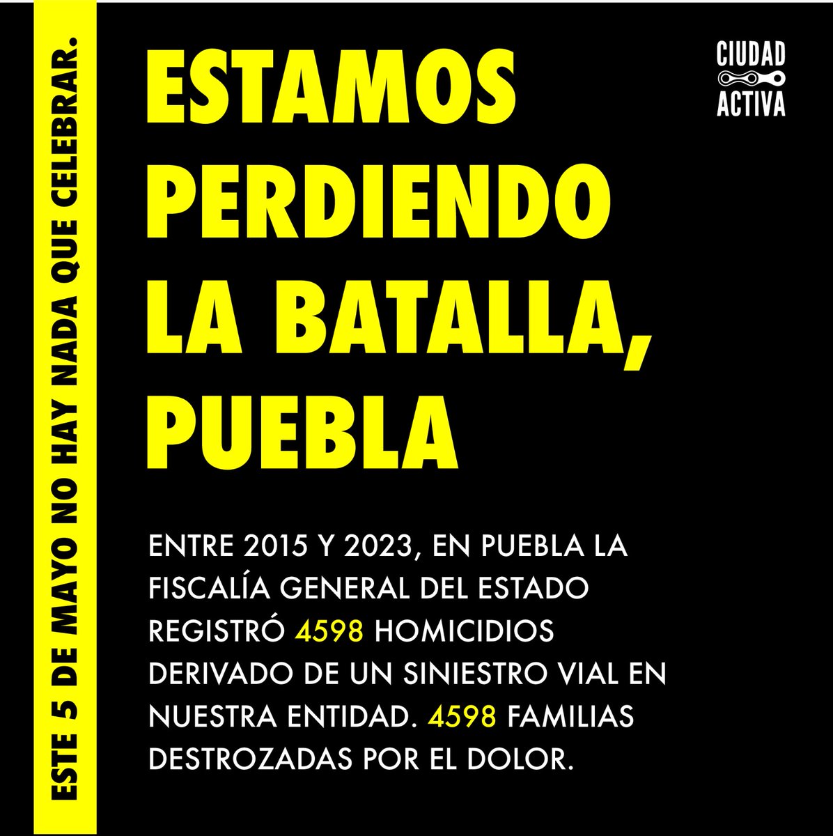 v_urbana2029's tweet photo. En puebla los automóviles nos están matando y las autoirdades no está haciendo algo al respecto. 
#NoMásMuertesViales 
#BatallaDePuebla
#RepensarLaMovilidad
#5DeMayo https://t.co/0Gie1I8Ldh