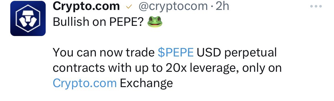3orovik's tweet photo. Another tier 1 exchange listing $pepe https://t.co/uobqLnIH7V
