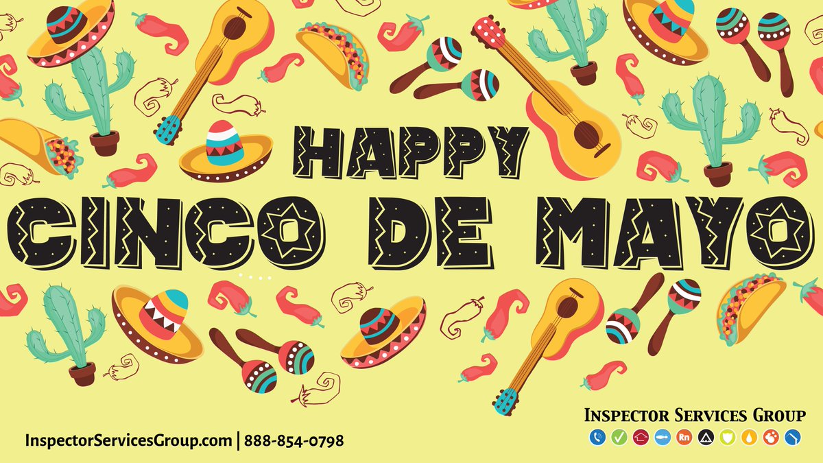 RWS_ISG's tweet photo. Happy #CincoDeMayo! Today we celebrate the rich culture of Mexico. We take pride in serving a diverse community of #HomeInspectors. Our team of experts are dedicated to ensuring that you have all the tools you need for success. Contact us today  https://t.co/KQalMvfCPy https://t.co/KCoMAVp2V4