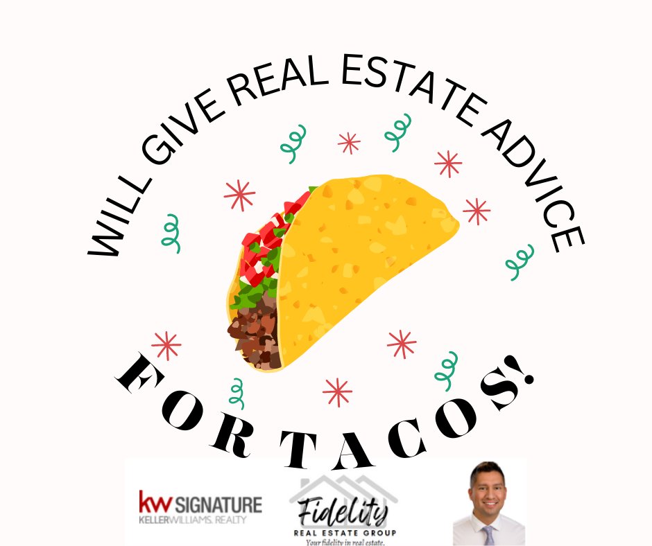 FidelBatresHom1's tweet photo. Happy Cinco De Mayo!!💃
What's better than tacos?!🌮
Eating tacos in your dream home!!🏡
Let's taco - about how I can make those dreams come true🏠
I'm nacho - average agent😁
☎️ 815-677-8331
💻 https://t.co/KdI3ds7068 https://t.co/nf8ijXabNv