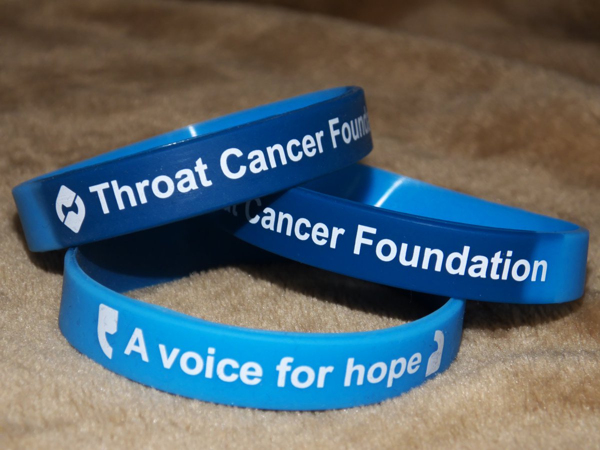 TCF_Foundation's tweet photo. Prevention and early diagnosis are two of the best tools we have when it comes to saving more lives.

When caught early enough, we see survival rates of 90-95%.

You can now purchase our wristbands to help with raising awareness of throat cancers.

https://t.co/mE4j83gaNs https://t.co/0mLpDEkzqC