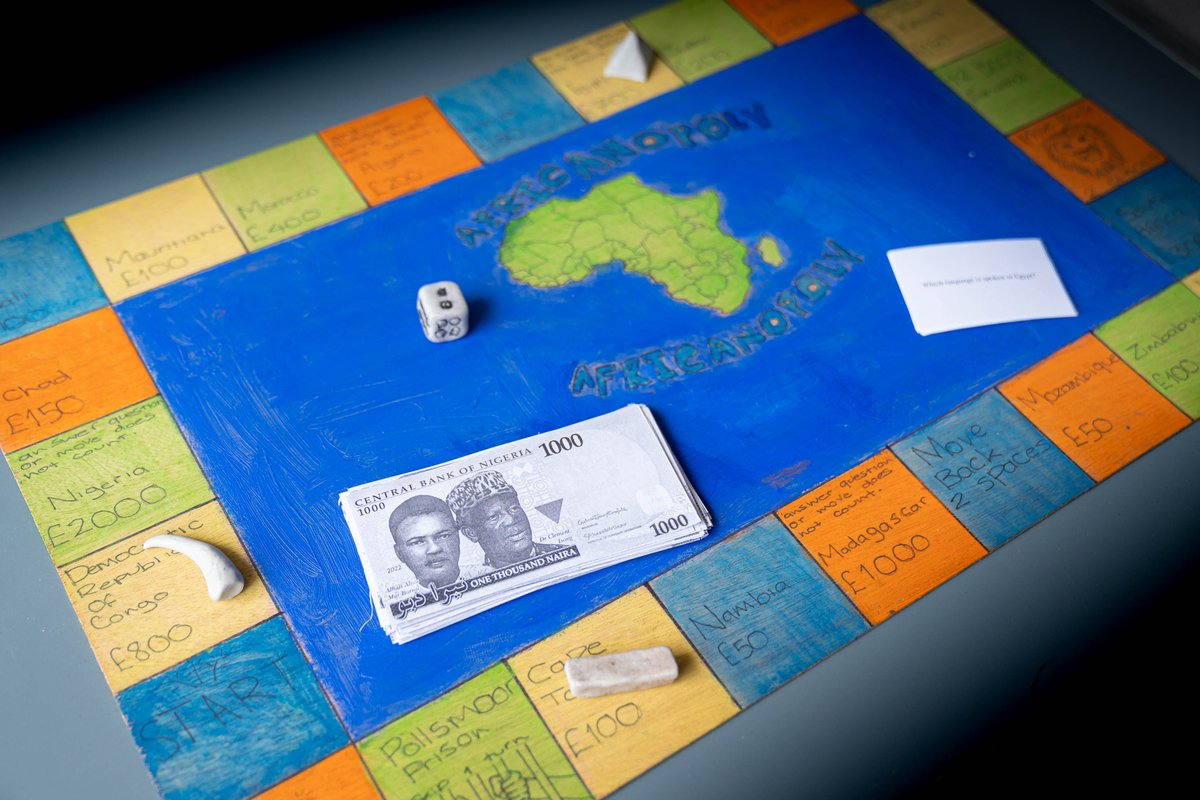 WhitgiftSchool1's tweet photo. First Form students showcased their creativity by designing board games as part of their Geography studies. They explored misconceptions about Africa and the continent's physical makeup. It was a fun and educational way to apply their knowledge practically.🌍 #WhitgiftGeography https://t.co/Icz3uNFMub
