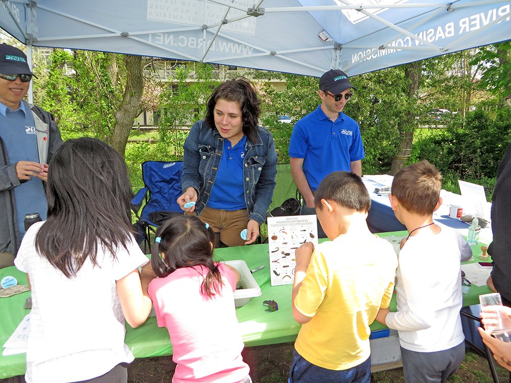 DRBC1961's tweet photo. Happy #PhotoFriday! Enjoy these pics from last month's @LambertvilleCC's #ShadFest! We were happy to be a part of the 40th Anniversary Celebration of Fish, Art, Food & Fun! Staff tabled along the #DelawareRiver & taught about the critters found below the surface.
#FlashbackFriday https://t.co/YITsizg4au
