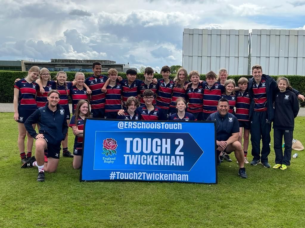 Massive shout out to our Stamford Schools Y9 mixed touch teams playing in the ‘Touch2Twickenham’ comp ⁦@oundleschool⁩ ⁦@ERSchoolsTouch⁩ First time for our teams to play mixed and ended up playing each other in final 👏👏👍👍⁦@SpedeNews⁩ ⁦@PrincipalsDesk⁩