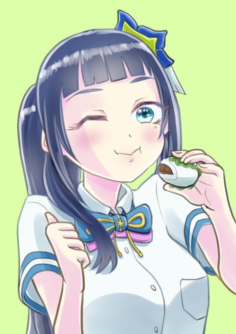 毎日投稿その12 柏餅おいしいよね #葵の絵