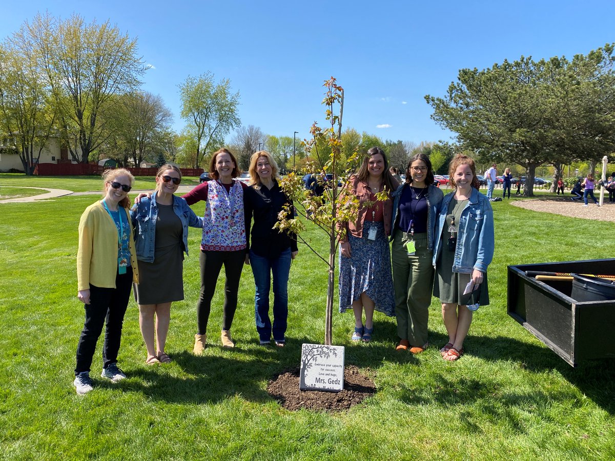 What a beautiful day to celebrate Mrs. Gedz with the MG community outside.
 
Happy retirement Mrs. Gedz!