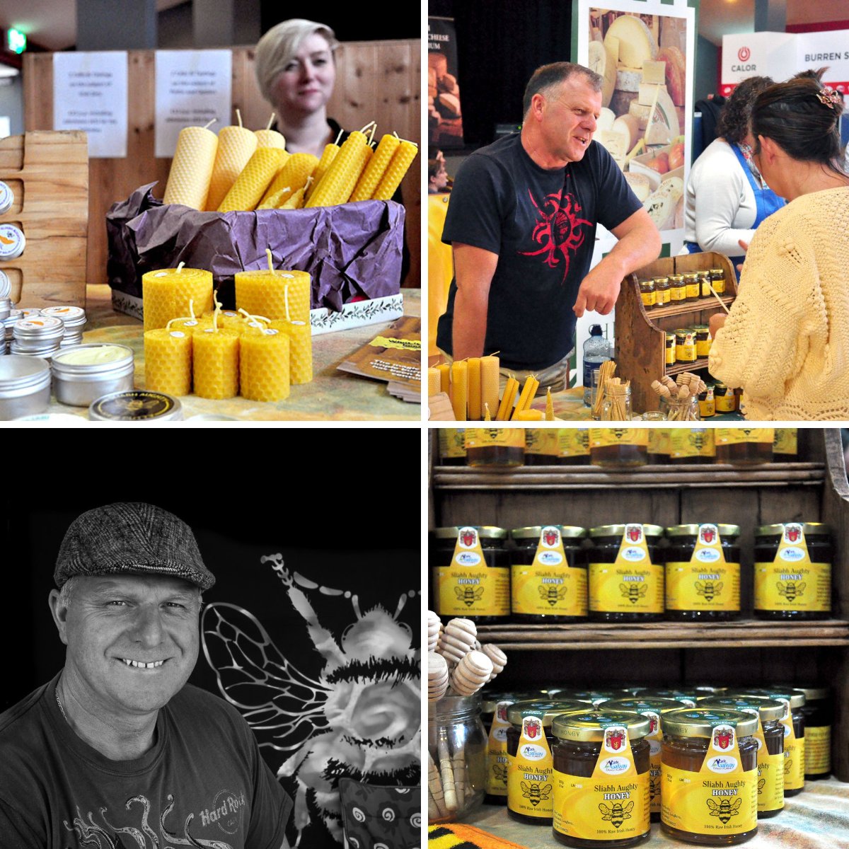 Looking forward to our friends from <a href="/LeahyBkeeping/">Sliabh Aughty honey</a> trading at #farmersmarket @ the #Burren #SlowFood #Festival 21 May in #Lisdoonvarna. Pure #business #inspiration - from builder to beekeeper! #honey #wax #candles #skincare 
<a href="/BurrenSalmon/">Birgitta HedinCurtin</a> <a href="/IBAclg/">irishbeekeepersclg</a> <a href="/visitBurren/">Visit the Burren</a> <a href="/BurrenGeopark/">Burren and Cliffs of Moher UNESCO Global Geopark</a>