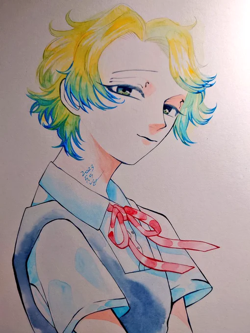 絹ちゃんできました #佐原個展準備中