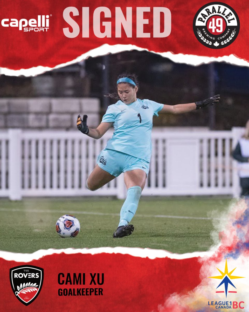 TSS Rovers Football Club (@tssrovers) on Twitter photo SIGNED
Goalkeeper Union alert!
Cami Xu <a href="/XuCamellia/">Camellia Xu</a>
"Camellia has an impressive resume & we know the heights she can reach. What most impresses is her growth & understanding of her position. A wonderful player & a wonderful person." Chelsey Hannesson
#WeAreRovers
#TogetherOne SIGNED
Goalkeeper Union alert!
Cami Xu <a href="/XuCamellia/">Camellia Xu</a>
"Camellia has an impressive resume & we know the heights she can reach. What most impresses is her growth & understanding of her position. A wonderful player & a wonderful person." Chelsey Hannesson
#WeAreRovers
#TogetherOne